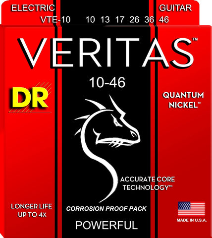 DR Strings VERITAS Electric Guitar Strings (VTE-10)