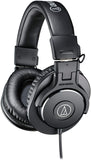 Audio-Technica ATH-M30x Professional Studio Monitor Headphones, Black