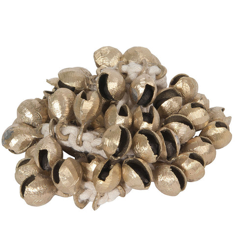 STRING OF 25 CLAM ANKLE BELLS - PAIR
