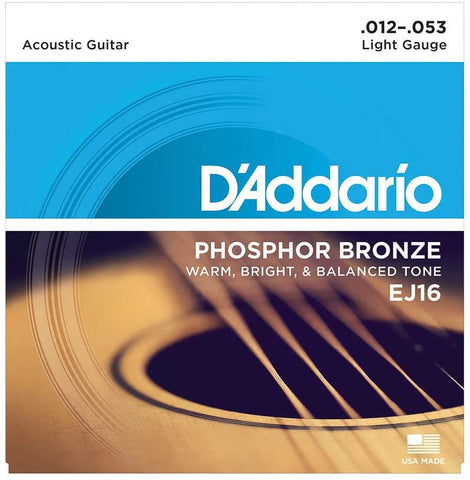 D'Addario - EJ16 Acoustic Guitar Strings