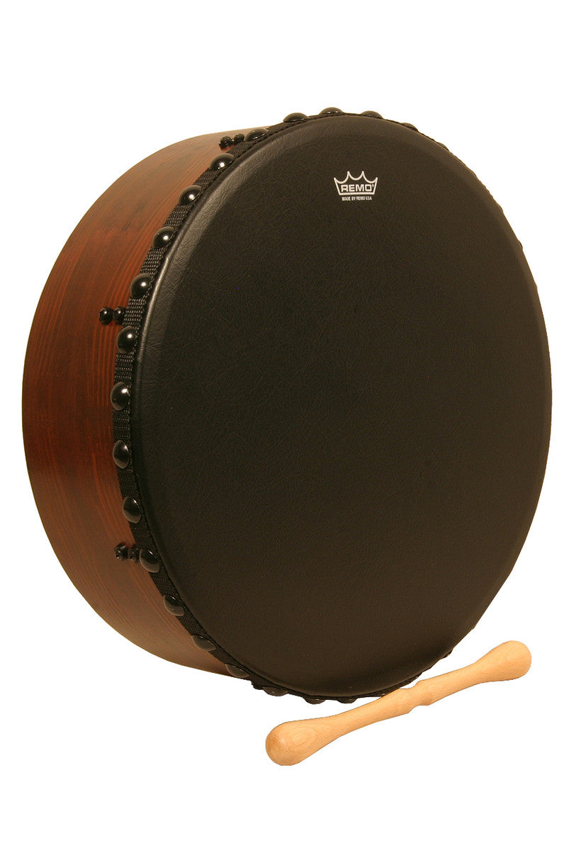 REMO IRISH BODHRAN WITH ACOUSTICON SHELL AND BAHIA BASS HEAD, 16-BY-4.5-INCH