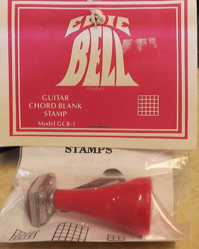 Eddie Bell - Guitar Chord Blank Stamp GC-B1
