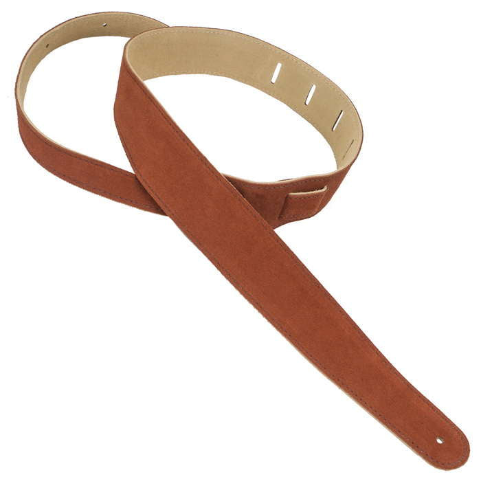 Henry Heller 3.5" Suede Guitar Strap HBS35-RST