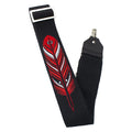 Henry Heller David Hale Series Black Deluxe Cotton w/Feather Design