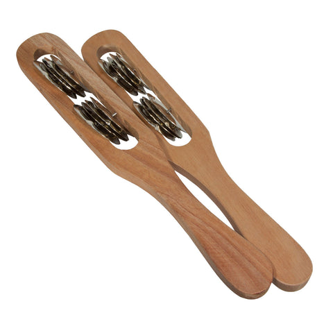 DOBANI Wooden Slim Hatheli Hand Jingles - Pair