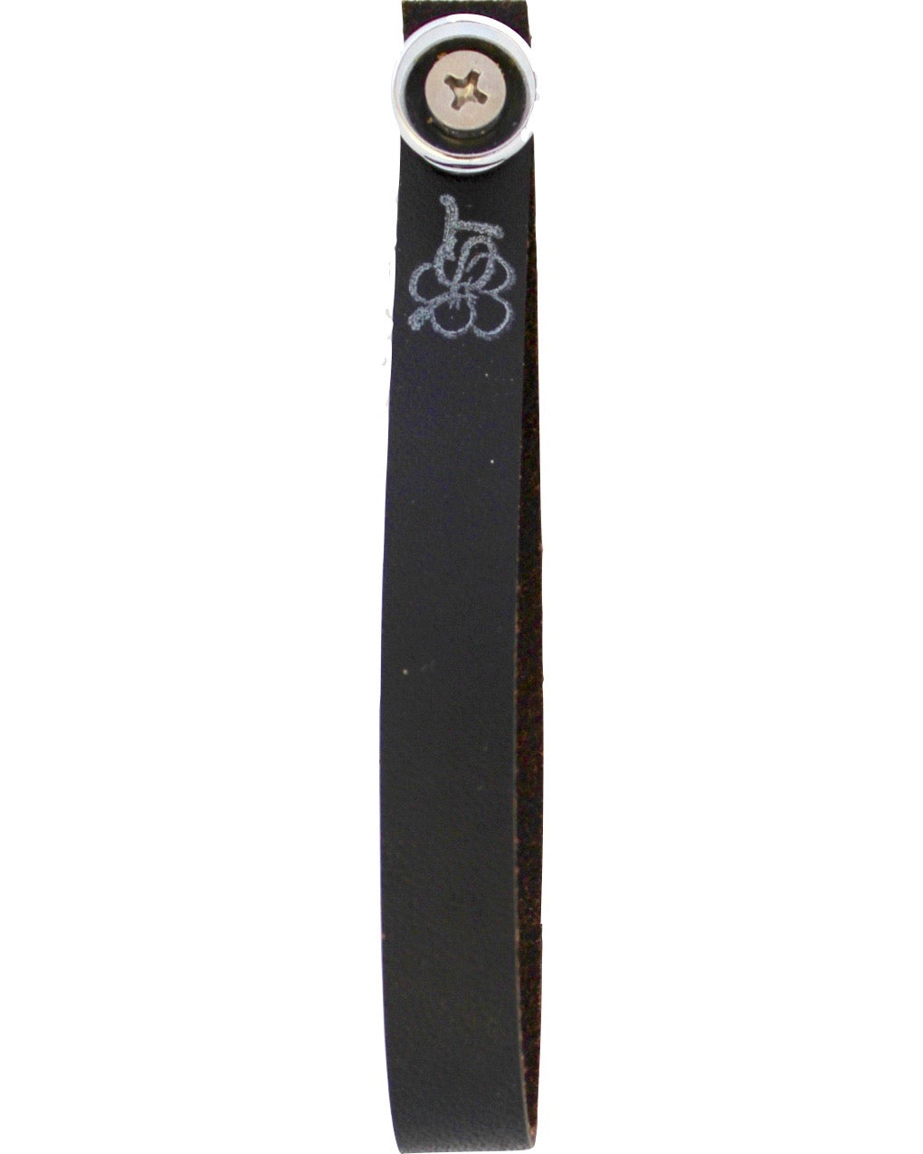 Sherrin's Threads - Headstock Bracelet (Black Leather)