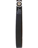 Sherrin's Threads - Headstock Bracelet (Black Leather)
