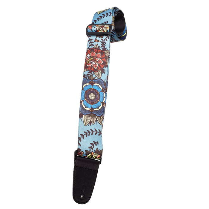 Henry Heller 2" Sublimation Design Strap Mandala Flower - Blue