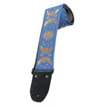 Heller Vintage Guitar Strap - 2" - Blue Moon
