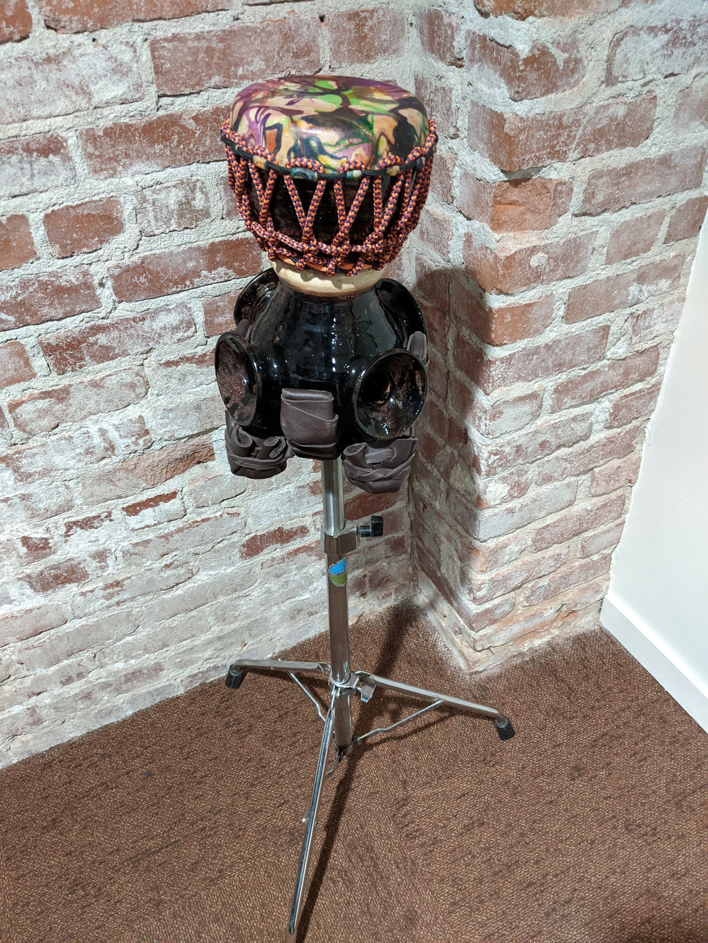 VTS - Small Size Temple Drum - Includes Custom Stand Top