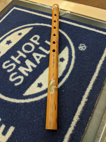 Japanese Spotted Oak Wood Flute