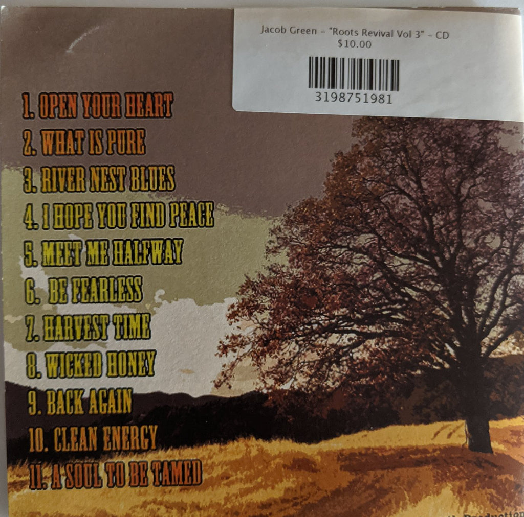 Jacob Green - "Roots Revival Vol 3" - CD