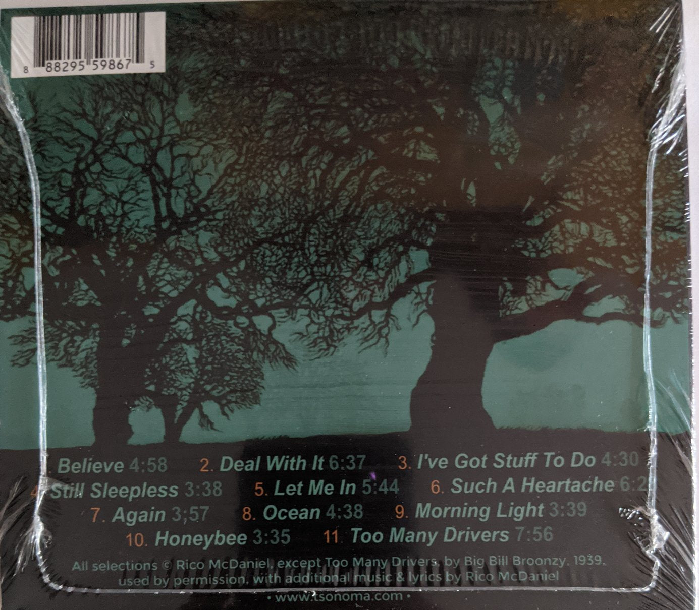 Rico McDaniel - "Tsonoma, Tso Much to Do" - CD