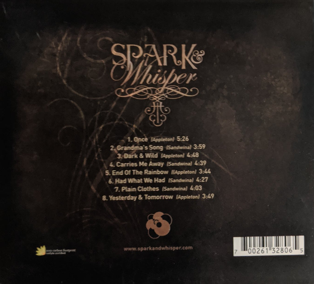 Spark and Whisper - "Self-titled" - CD