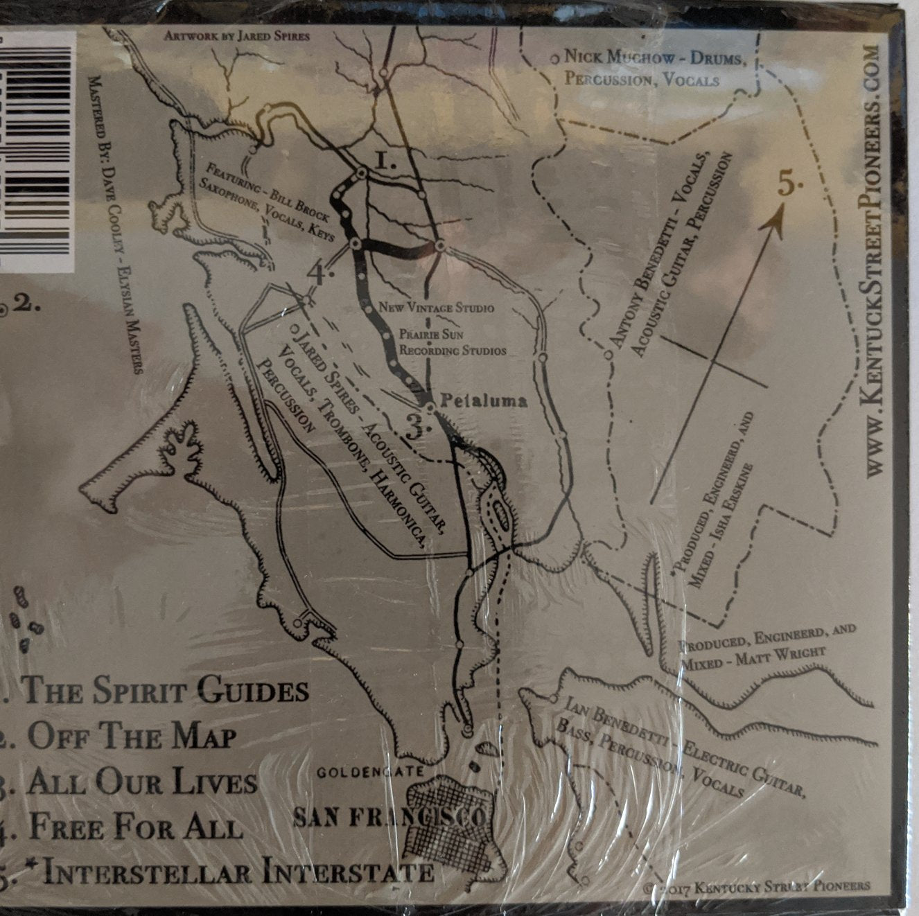 Kentucky Street Pioneers - "Off the Map" - CD