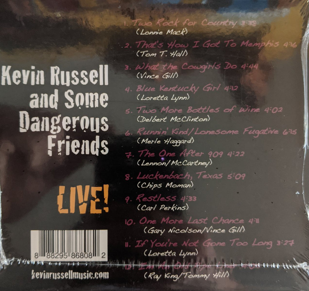 Kevin Russell and Some Dangerous Friends - Live! - CD