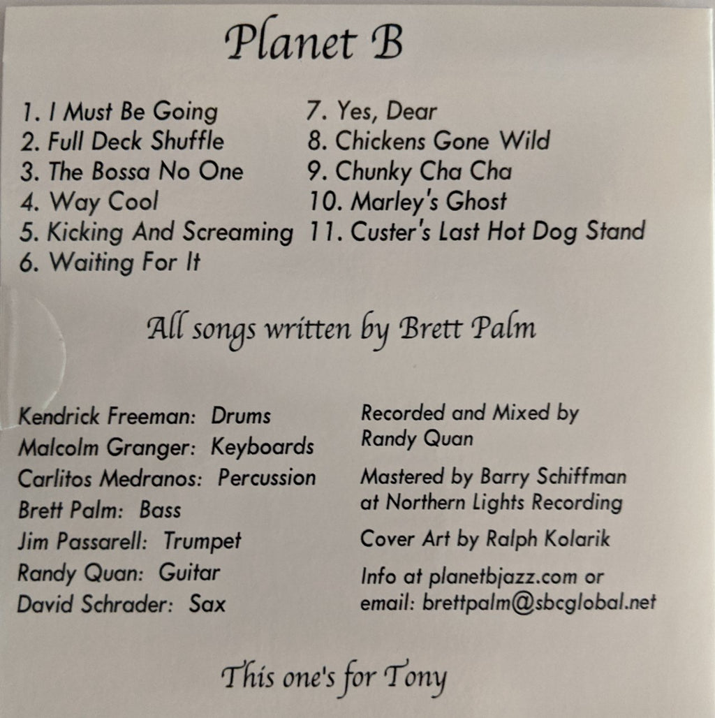 Brett Palm - Planet B - CD