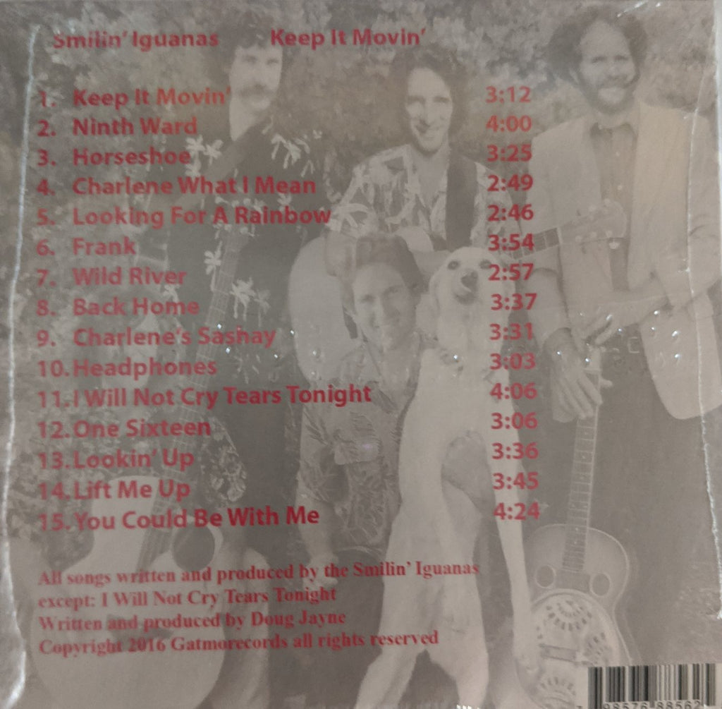 Smilin' Iguanas - "Keep It Movin" - CD