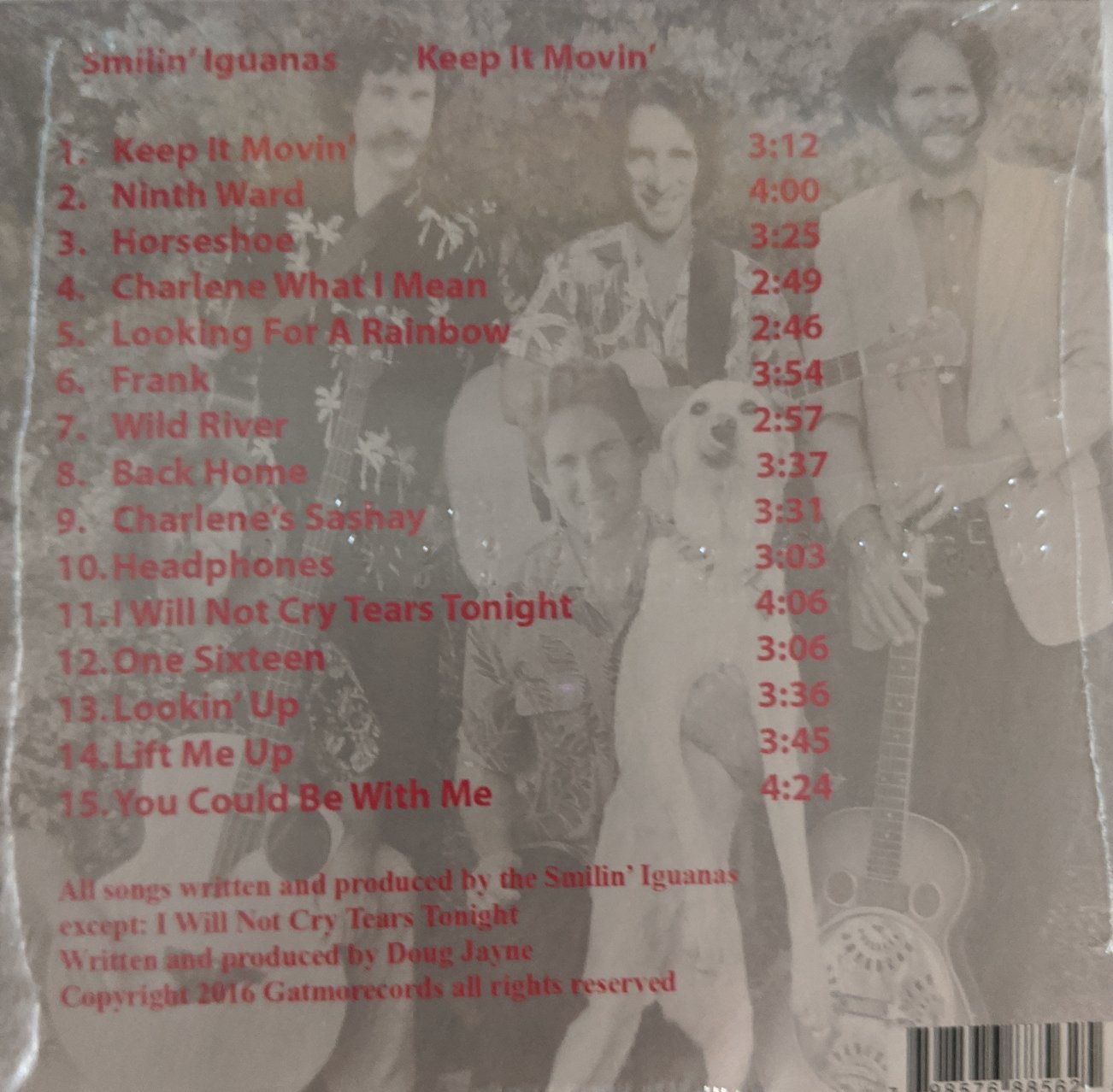 Smilin' Iguanas - "Keep It Movin" - CD