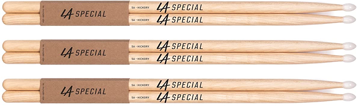 LA Special - Economy Drum Sticks - 5A Nylon