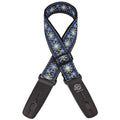 Lock-It -  2" Guitar Strap - Vintage - Blue Chill