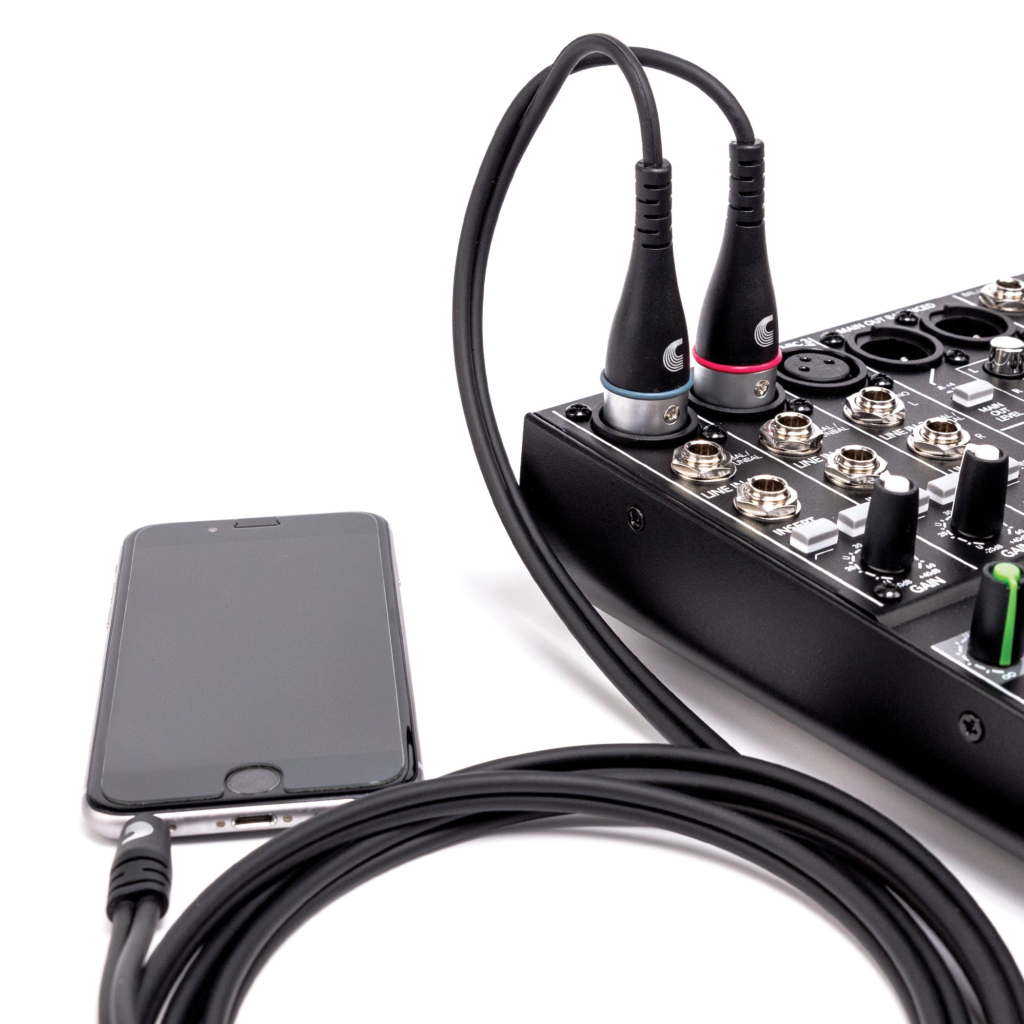 D'addario - 1/8" Stereo Male to Dual XLR