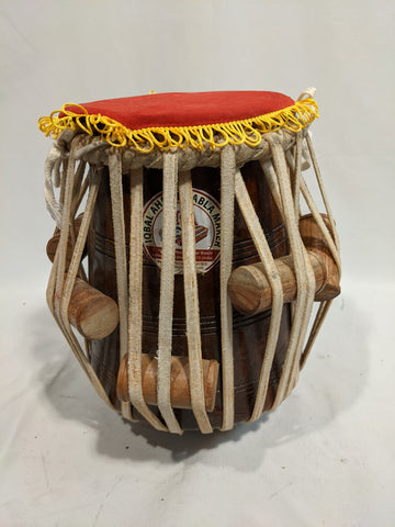 Iqbal Ahmed - 6" Tabla - Made in Lallapura India (Needs a new head, sold as is)