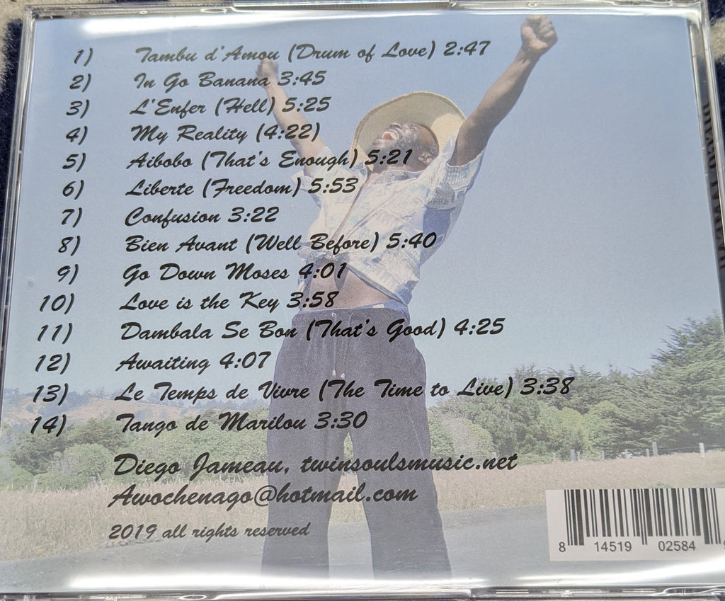 Diego Jameau - "My Reality, the best of Diego Jameau, the Whistler" - CD