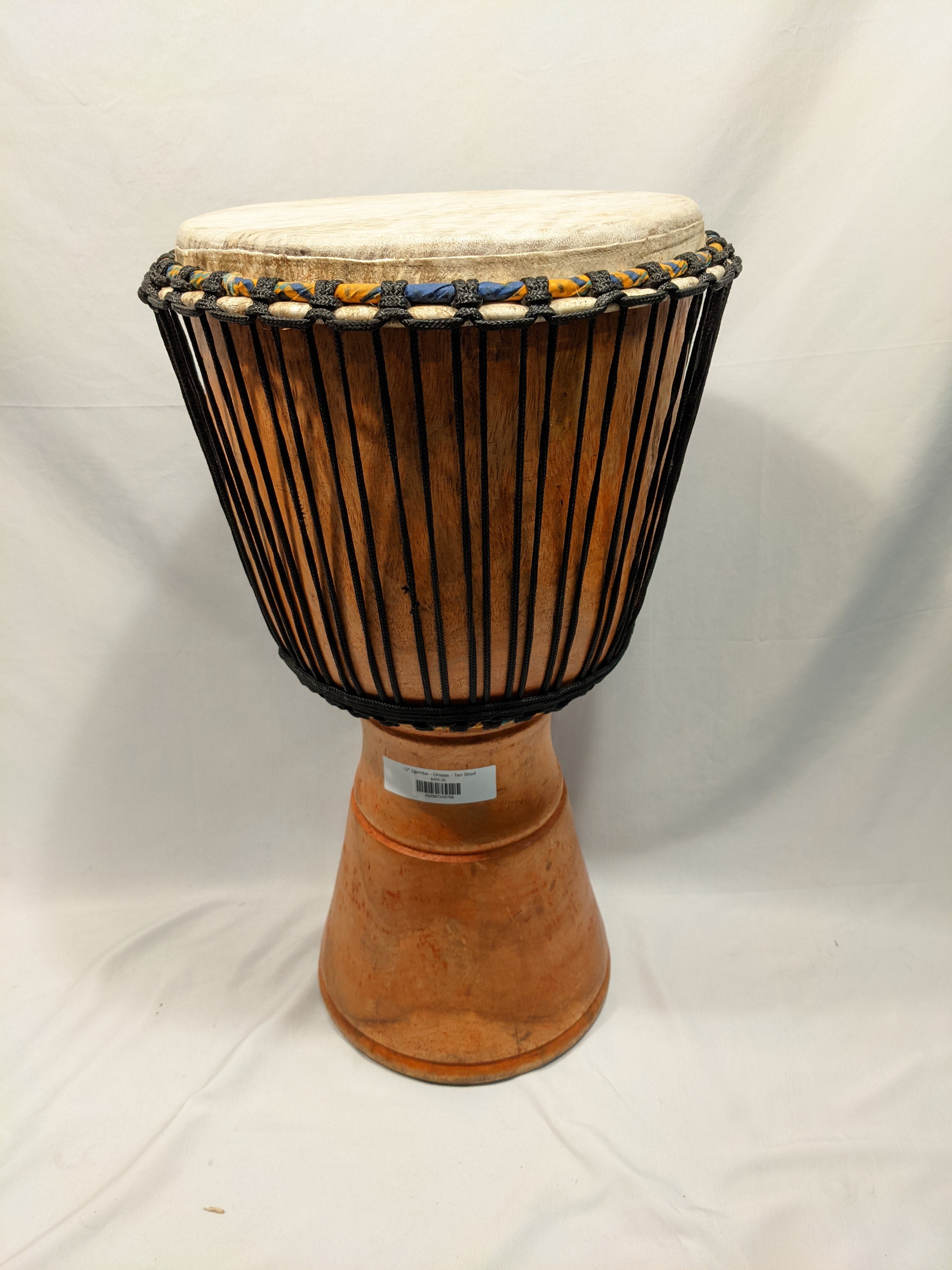 12" Djembe - Ghana - Tan Shell