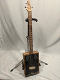 Silver 3 String Guitar