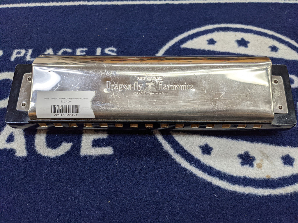 Tombo Dragonfly Contrabass 1140N Harmonica - Vintage