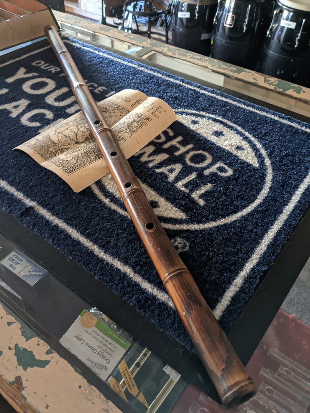 Hap Newman - Bamboo Flute - 1980's w/ Booklet