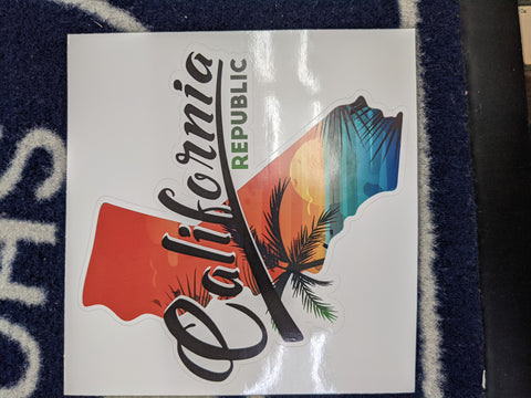 California Republic Sticker - Large