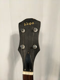 1960's - Vega - SS-5 Folklore - "Pete Seeger Style" Long Neck Banjo w/ Original Chip Case