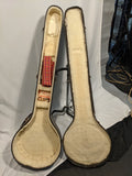 1960's - Vega - SS-5 Folklore - "Pete Seeger Style" Long Neck Banjo w/ Original Chip Case