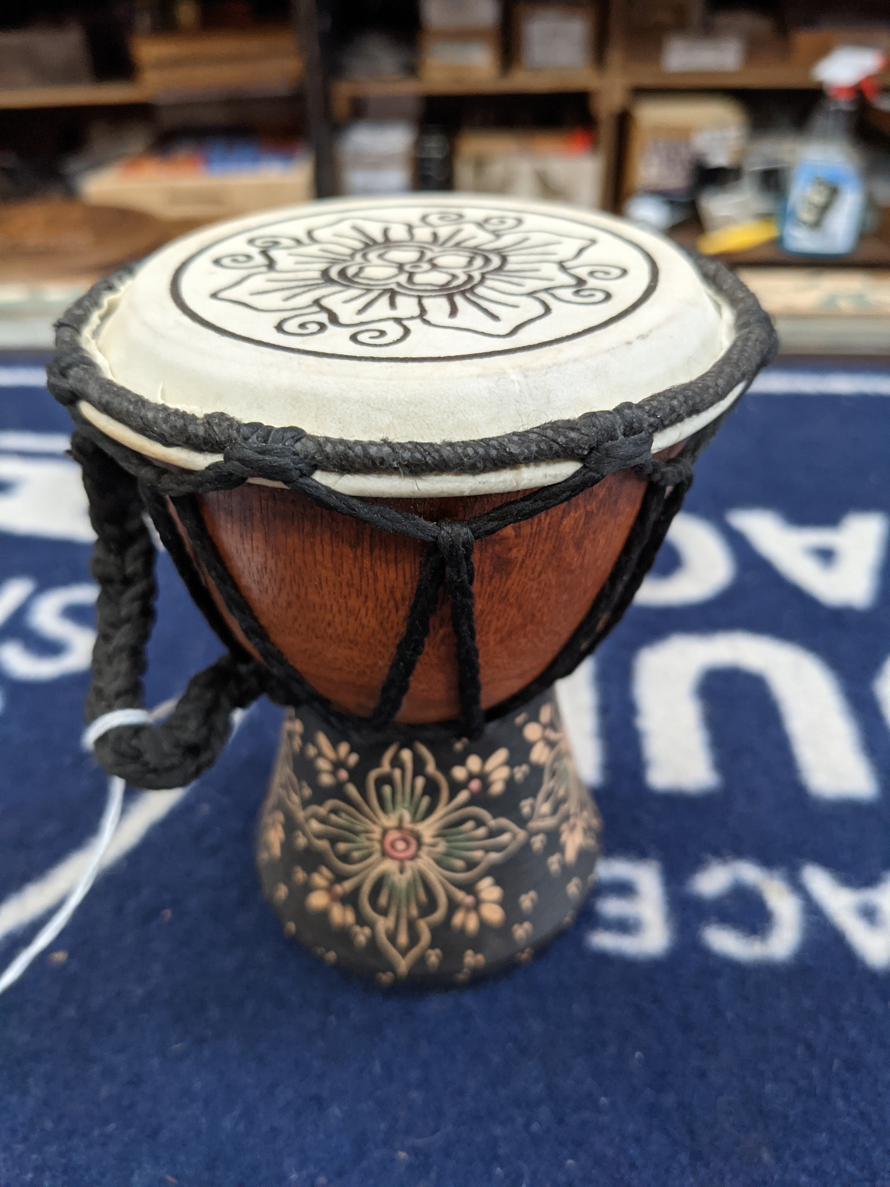 Mini Flower Pattern Djembe
