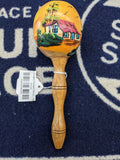 Maraca (Single) Painted Wood - Venezuela