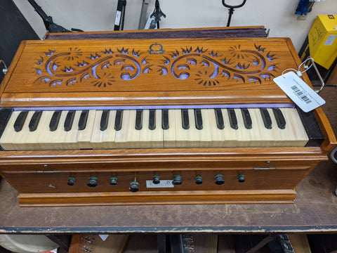 India Made Harmonium - 9 Stops, 3 1/2 Octave