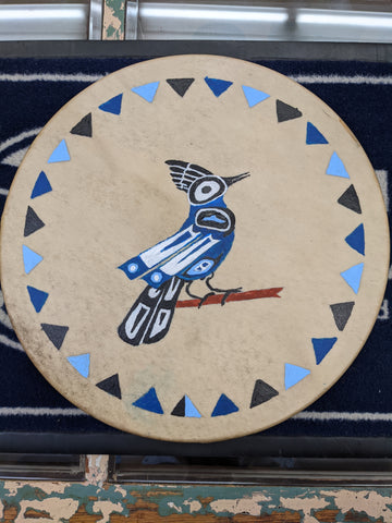Wind Horse - Native American Drums 14" - Blue Jay