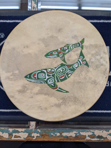 Wind Horse - Native American Drums 15" - Two Whales