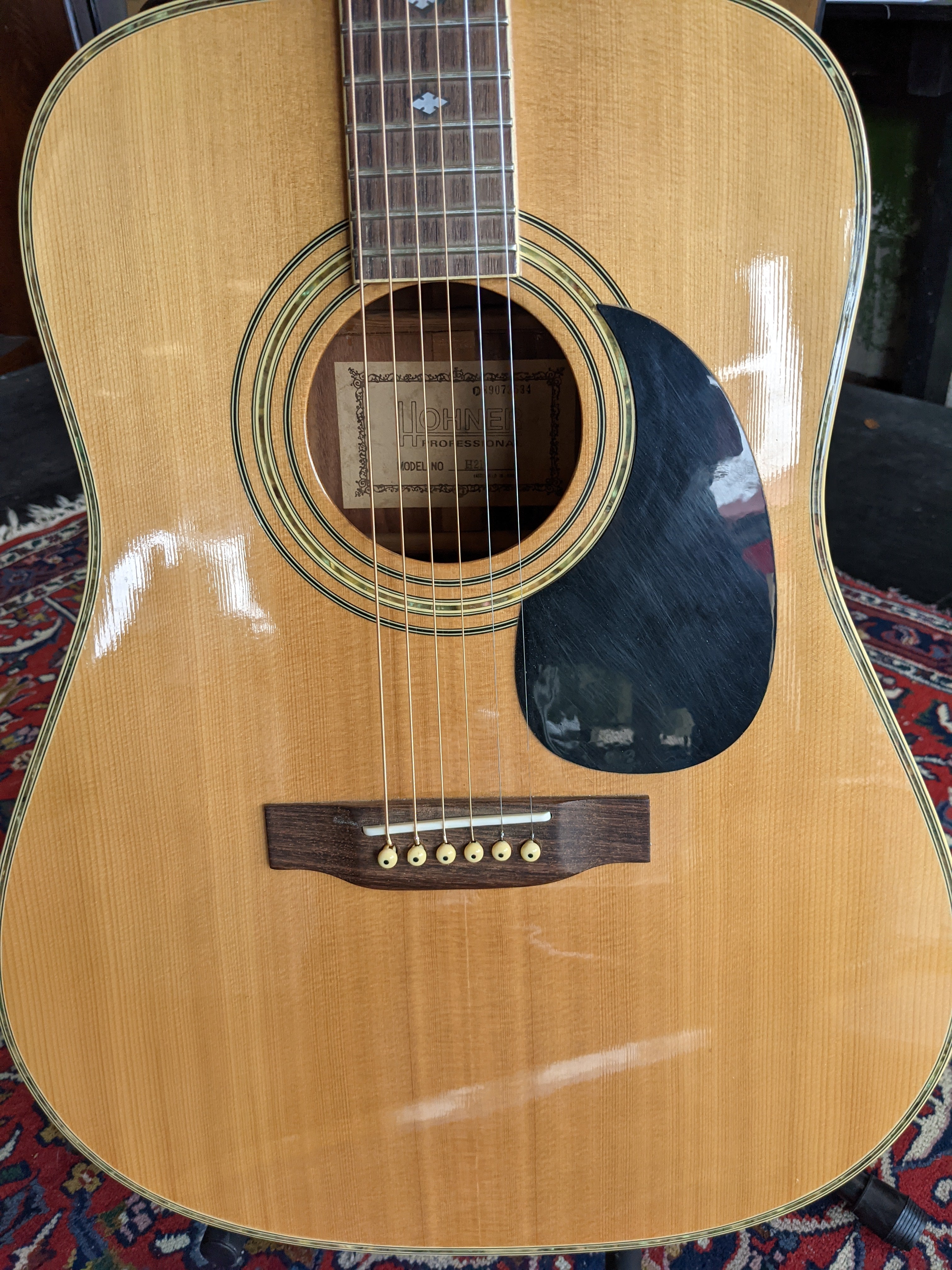 Hohner - Dreadnought Acoustic Guitar w/ Hard Case