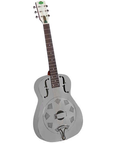 Regal - RC-1 - Metal Body Duolian Guitar – Brushed Nickel-Plated Steel