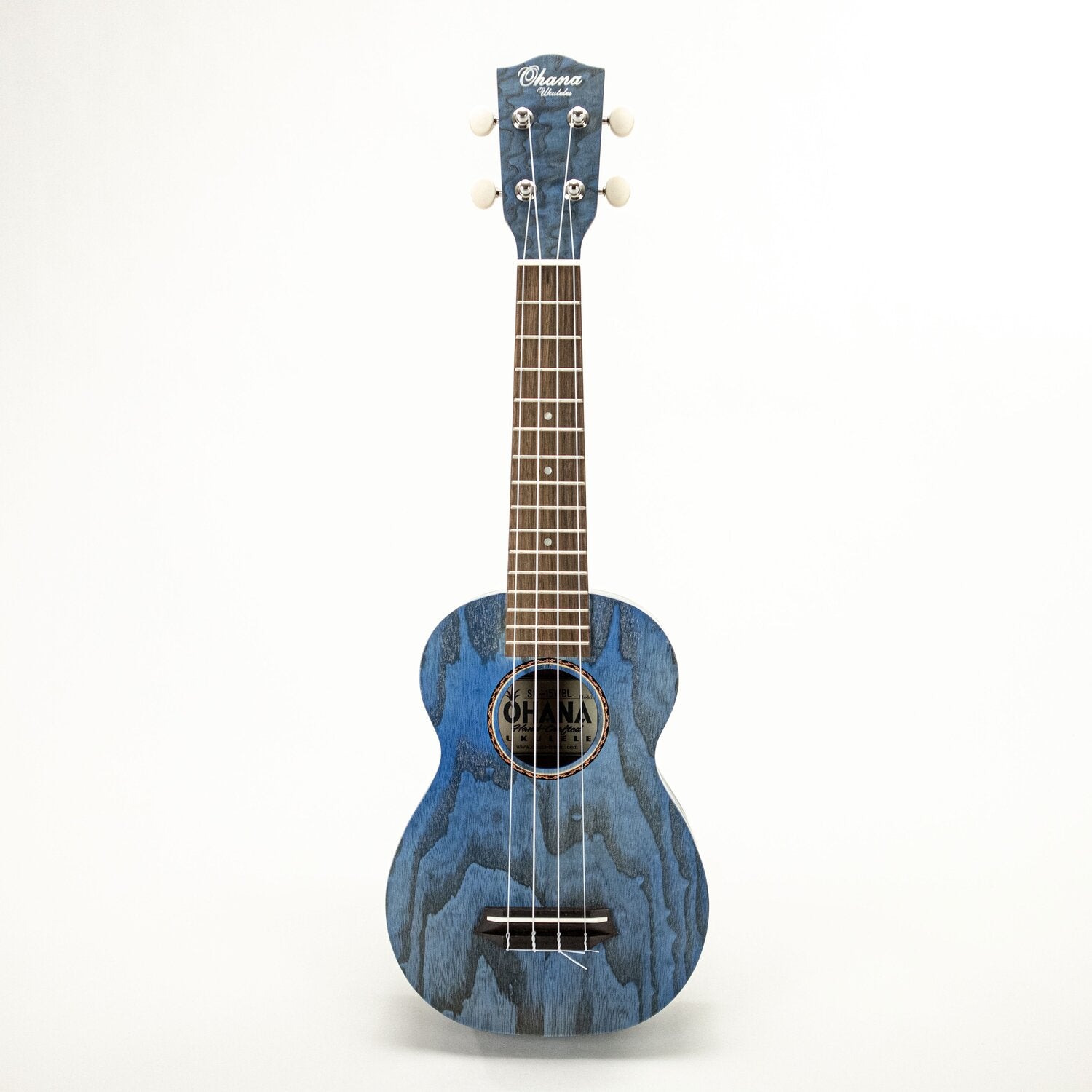 Ohana - SK-15W - Blue Soprano Ukulele