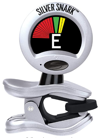 Snark - SIL1 - Clip-On Tuner for Guitar, Bass & Violin and more (New Tuning Software, Reinforced joints, Longer battery life)