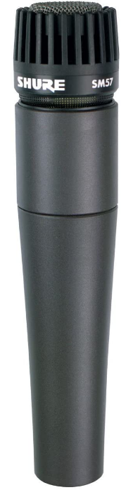 Shure SM57-LC Cardioid Dynamic Microphone - Black