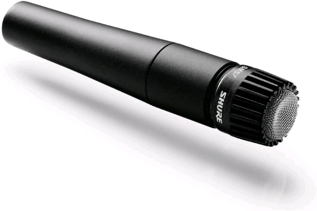 Shure SM57-LC Cardioid Dynamic Microphone - Black