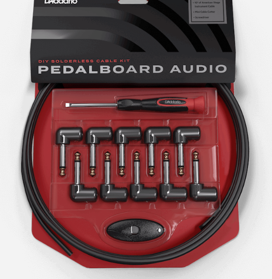 D'addario - DIY Solderless Cable Kit with Mini Plugs (Pedalboard Audio)