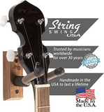 String Swing - CC01B -Banjo Hanger - Black Walnut