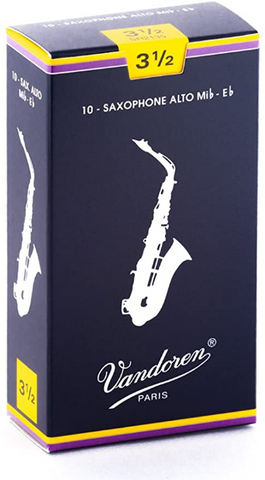 Vandoren Saxophone Reeds - Alto - Singles (3.5)