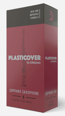 D'Addario - Plasticover - Soprano Saxophone Reed - (2.5) Box of 5